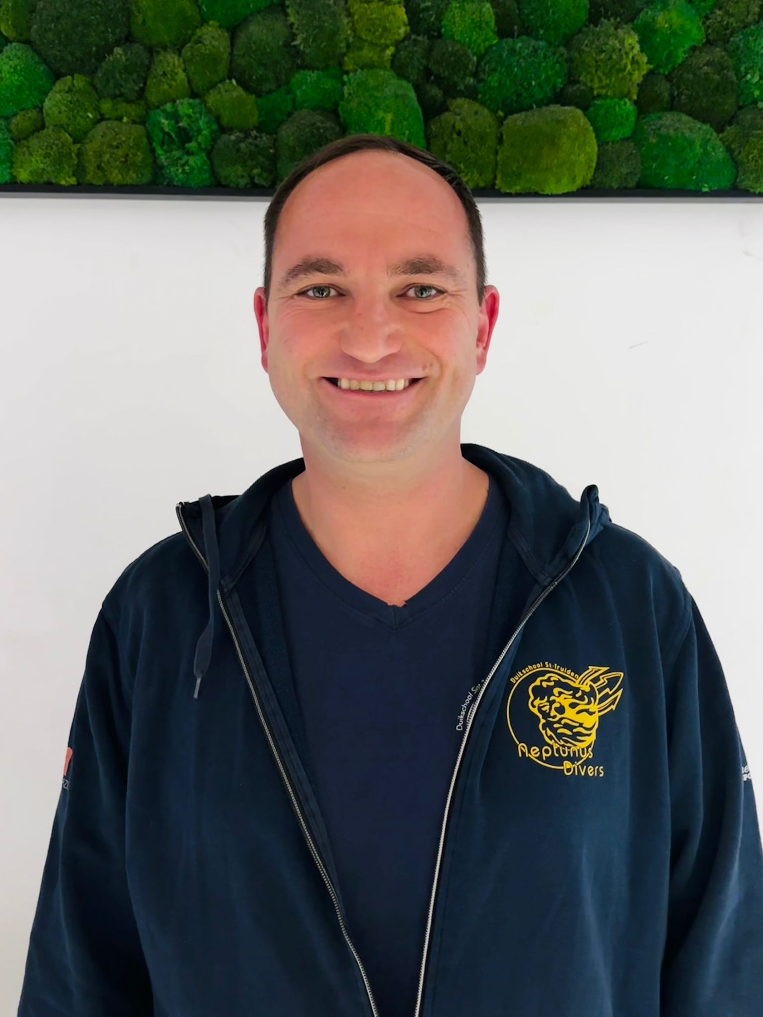 Marc Vanlangenaker, materiaalmeester en secretaris van Neptunus Divers